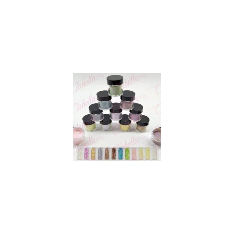 Acrílico para uñas 12 piezas de 10gr-1/4oz por paquete YOU12-F5 (PB)