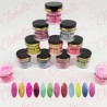 Acrílico Pinky iva con glitter gama H para uñas 12 piezas de 10gr-1/4oz por paquete. SZ-LQ90 (Pb)