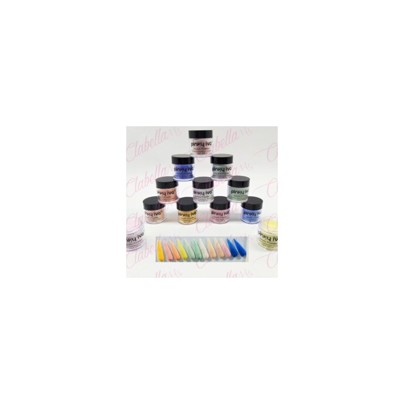 Acrílico Pinky iva para uñas 12 piezas de 10gr- 1/4oz por paquete. SZ-LQ3 (PB)