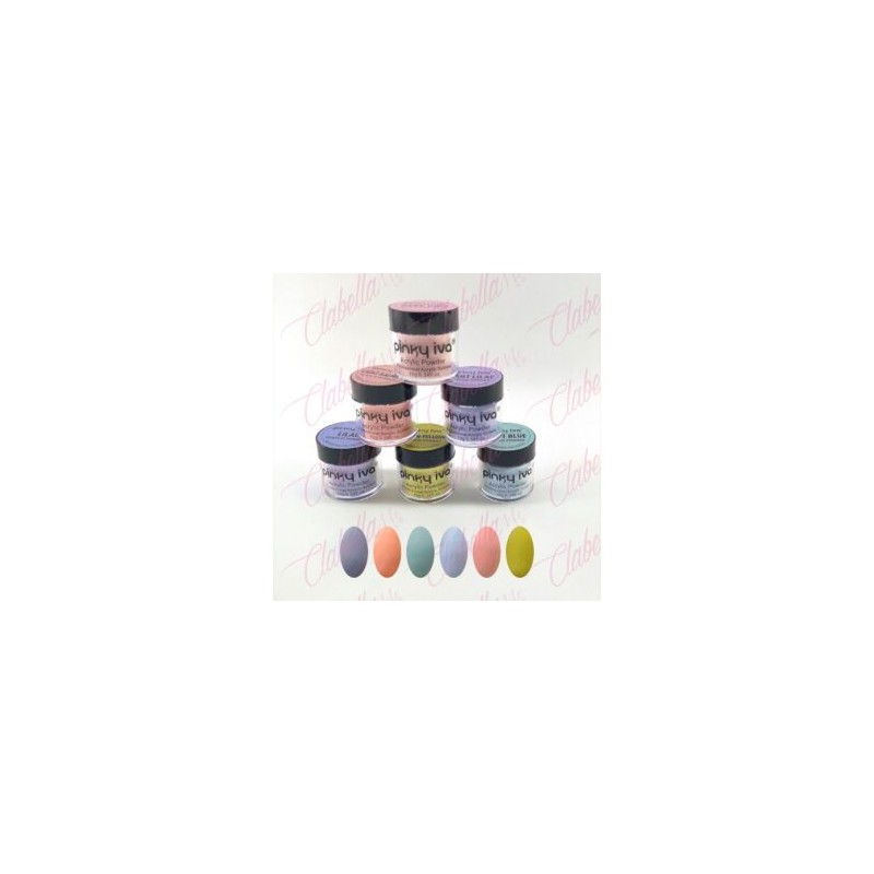 Acrílico Pinky iva para uñas 6 piezas de 10gr-1/4oz por paquete. SZ-LQ8-C (Pb)