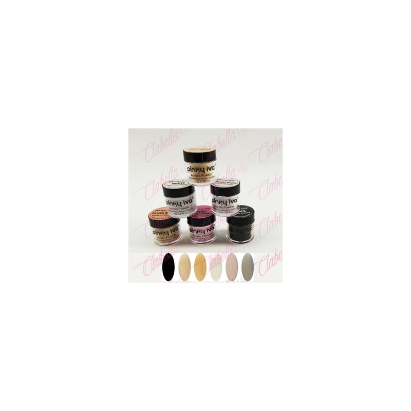 Acrílico Pinky iva para uñas 6 piezas de 10gr-1/4oz- por paquete. SZ-LQ8-A (Pb)