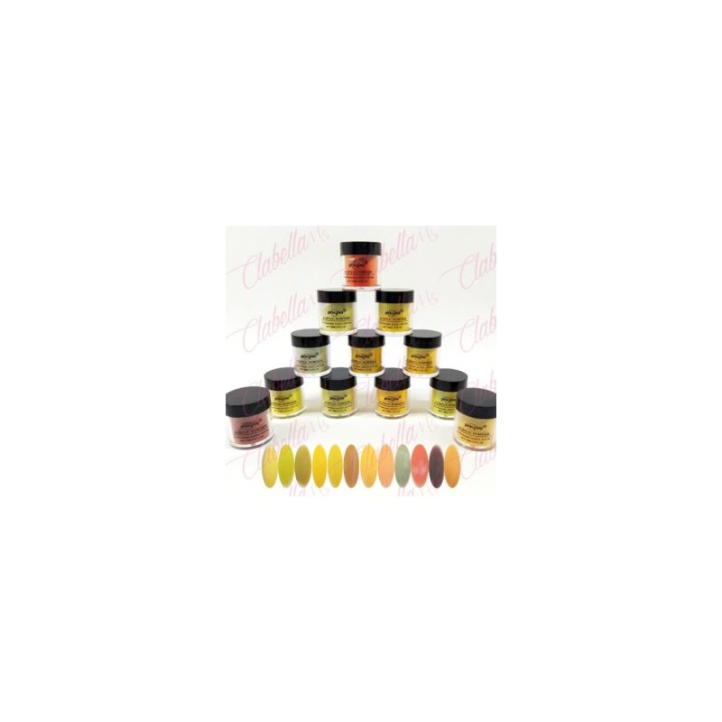 Acrílico Pinky iva colores otoño para uñas 12 piezas de 10gr-1/4oz por paquete SZ-QQ36E