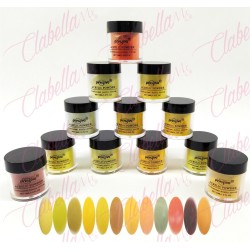 Acrílico Pinky iva colores otoño para uñas 12 piezas de 10gr-1/4oz por paquete SZ-QQ36E