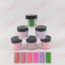 Acrílico Yuan Quan gama E para uñas 6 piezas de 10 gr-1/4 oz- por paquete. A-L35