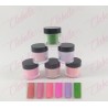 Acrílico Yuan Quan gama E para uñas 6 piezas de 10 gr-1/4 oz- por paquete. A-L35