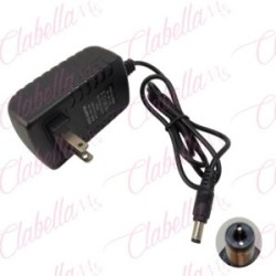Adaptador AC/DC  12V – 1.5A aprox de 1.45mts por pieza puede ser 12v o 9v