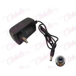 Adaptador AC/DC  12V – 1.5A aprox de 1.45mts por pieza puede ser 12v o 9v