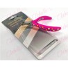 Alicata metálica con mango decorado para manicure por pieza, surtido (PB)