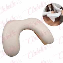 Almohada para reposabrazos – descanzabrazo con base de madera portátil de cuero PU, soporte para cojín de mano  para manicure ó 