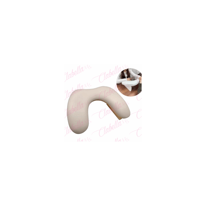 Almohada para reposabrazos – descanzabrazo con base de madera portátil de cuero PU, soporte para cojín de mano  para manicure ó 