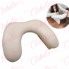 Almohada para reposabrazos – descanzabrazo con base de madera portátil de cuero PU, soporte para cojín de mano  para manicure ó 