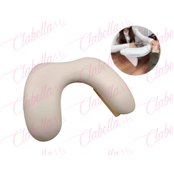 Almohada para reposabrazos – descanzabrazo con base de madera portátil de cuero PU, soporte para cojín de mano  para manicure ó 