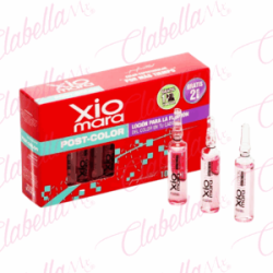 Ampolletas XIOMARA Post Color Después de la coloración: Fija y protege el color del cabello de las agresiones externas, estuche 