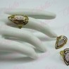 Anillo con brillos talla #17 por pieza