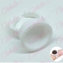 Anillo económico SIN TAPA Y SIN DIVISIÓN  multiusos  para pegamento  de pestañas o mezclar otros aprox 100 piezas de 1x1cm por p