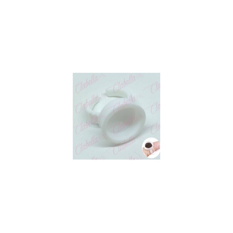 Anillo económico SIN TAPA Y SIN DIVISIÓN  multiusos  para pegamento  de pestañas o mezclar otros aprox 100 piezas de 1x1cm por p