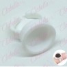 Anillo económico SIN TAPA Y SIN DIVISIÓN  multiusos  para pegamento  de pestañas o mezclar otros aprox 100 piezas de 1x1cm por p