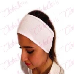 Balerina blanca para sujetar cabello al aplicar maquillaje por pieza VAM