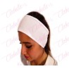 Balerina blanca para sujetar cabello al aplicar maquillaje por pieza VAM