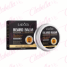 Bálsamo SADOER para barba orgánico sin perfume, hidratante, esterilizador, brillante, previene las puntas abiertas y suaviza   2