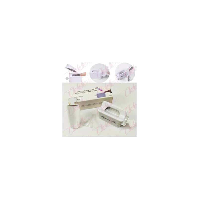 Bandeja de plástico reciclaje con recogedor y embudo para  aplicar decoración  de  uñas por pieza surtido Q21-W54 CON RECOGEDOR