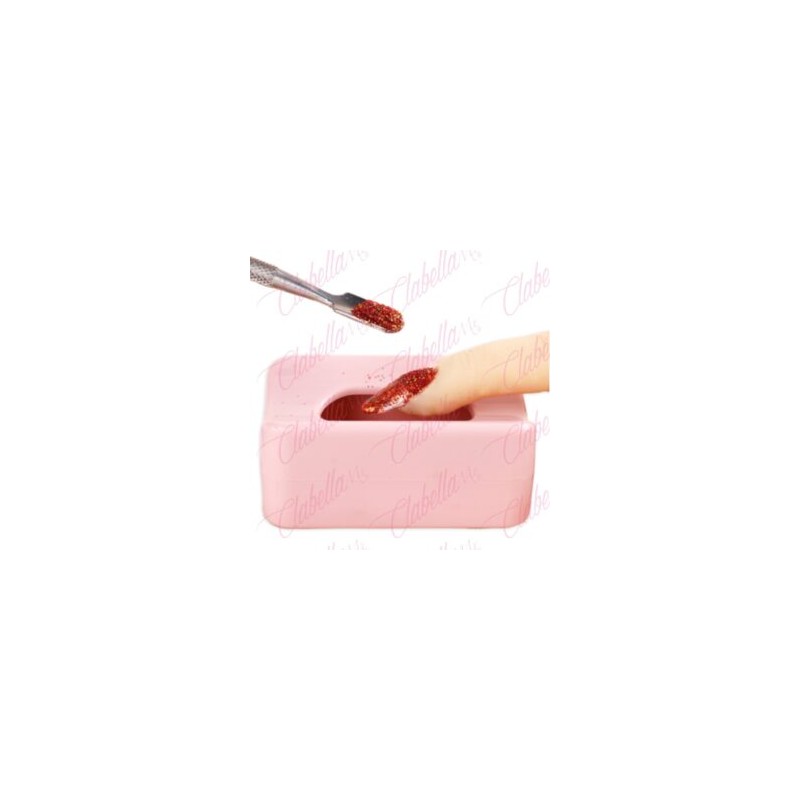 Bandeja de reciclaje al aplicar decoración de uñas aprox de 3x7x4.5cm por pieza, surtido SIN RECOGEDOR