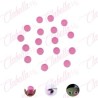Base multiusos para colocar pegamento de pestañas u otros aprox 100 piezas de 1 x 1 cm por paquete, surtido. 5A-42-3 (Sin divisi
