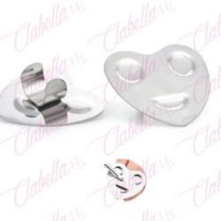 Base multiusos-paleta para maquillaje o pintura,  para pegamento, combinar colores al decorar uñas u otros en forma de anillo me
