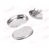 Bandeja porta herramientas o riñonera de acero inoxidable para esterilizar herramientas, aprox de 20x12x2.3cm, por pieza