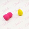 BLENDER MEDIANO para aplicar maquillaje aprox 4.5cm a granel por PIEZA, surtido