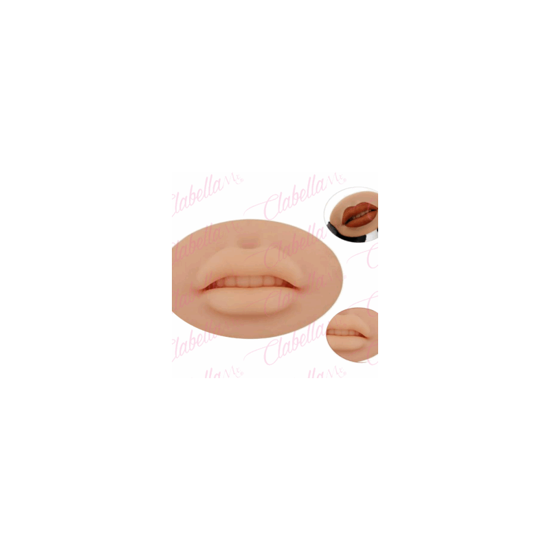 BOCA – LABIOS de silicón para práctica, diseño de labios o micropigmentación, por pieza (PB)