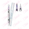 Bolígrafo rotulador de ceja para microblading punta de  0.5mm con 1 regla medidora  (puede venir por separado o 2 en 1 rotulador