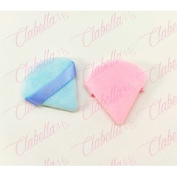 Borla gruesa en forma de diamante para aplicar maquillaje aprox de 7×6.5cm por PAR  a granel surtido MC128