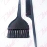 Brocha para tinte de cabello y peine 2 piezas por paquete