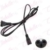 Cable de alimentación conector tipo 8 multiusos aprox de 1.78mts para lámpara uv/led por pieza