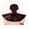 Capa – Cubridor protector negra con peso al frente  para estilistas por pieza.  CAP (PB)