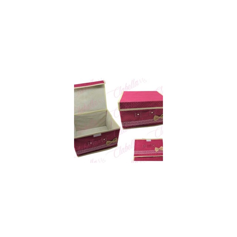 Caja organizadora GRANDE aprox 23x23x38cm multiusos plegable, por pieza, surtido