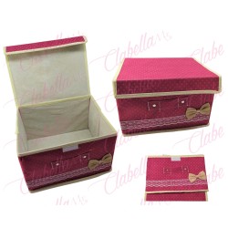 Caja organizadora GRANDE aprox 23x23x38cm multiusos plegable, por pieza, surtido