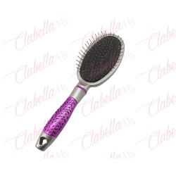 Cepillo CERDAS METALICAS para cabello rebelde, chino, ondulado, grueso, largo, aprox de 25 cm por pieza, surtido.