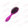 Cepillo color metalico CERDAS DE PLASTICO para cabello normal, ondulado y lacio aprox de 25 cm por pieza, surtido. (PB)