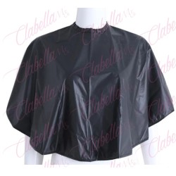 Capa – Cubridor  negra de maquillaje y tinte de  plástico para estilistas por pieza CAM