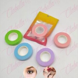 Cinta adhesiva  micropore transpirable de COLOR multiusos para cubrir pestañas inferiores al aplicar extensiones de pestañas apr