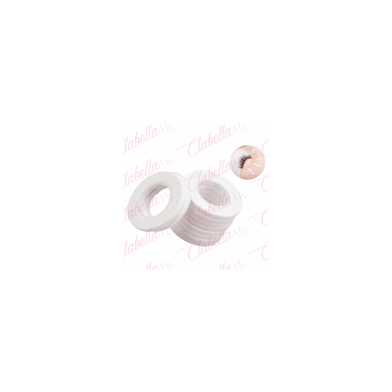 Cinta adhesiva micropore BLANCA ULTRA DELGADA tipo cintilla – tela multiusos para cubrir pestañas inferiores al aplicar extensio