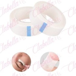 Cinta adhesiva micropore TRANSPARENTE multiusos transpirable para cubrir pestañas inferiores al aplicar extensiones de pestañas 