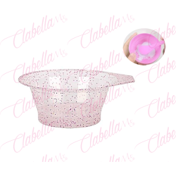 Cio de plástico flexible para tinte y mascarillas aprox 6x10cm 120ml por pieza, surtido
