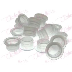 Contenedor J Denis  para anillo  al aplicar pestañas aprox de 1x1cm por par (No mink) (PB)