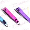 Corta uñas JR grande de COLOR METALICO para manicure aprox de 8cm por pieza, surtido