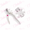 Corta tips con medidor para manicure por pieza, surtido.