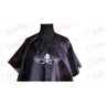 Cubridor –  Capa negro de barbero en tela repelente para estilistas por pieza,  CUB